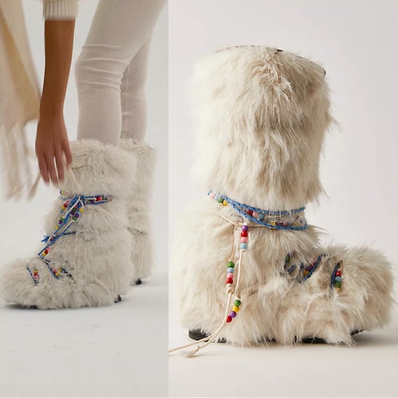Free People Shoes - Free People Apres All Day Fur Boots US 8.5